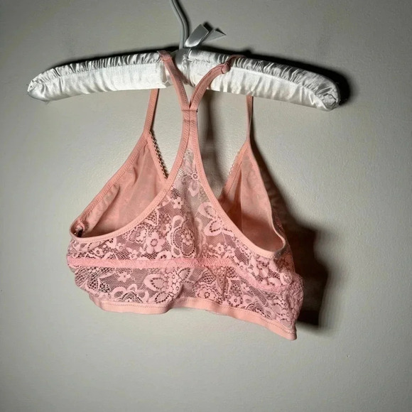 Aerie peachy pink lace  bralette S - Picture 4 of 5